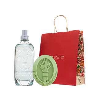 Presente Sabonete e Col&ocirc;nia Capim-Lim&atilde;o